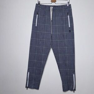 NWT - Todd Snyder Knit Glen Plaid Track Pant In Dark Cobalt Size Medium